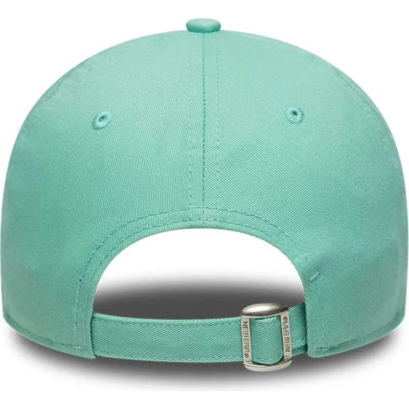 hellgrune-verstellbare-curved-cap-9twenty-league-essential-der-new-york-yankees-mlb-von-new-era