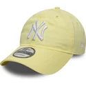 zolta-jasna-czapka-z-daszkiem-regulowana-9twenty-league-essential-new-york-yankees-mlb-new-era