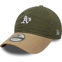epci-curbata-papagal-reglabila-9twenty-mini-washed-contrast-de-oakland-athletics-mlb-de-new-era