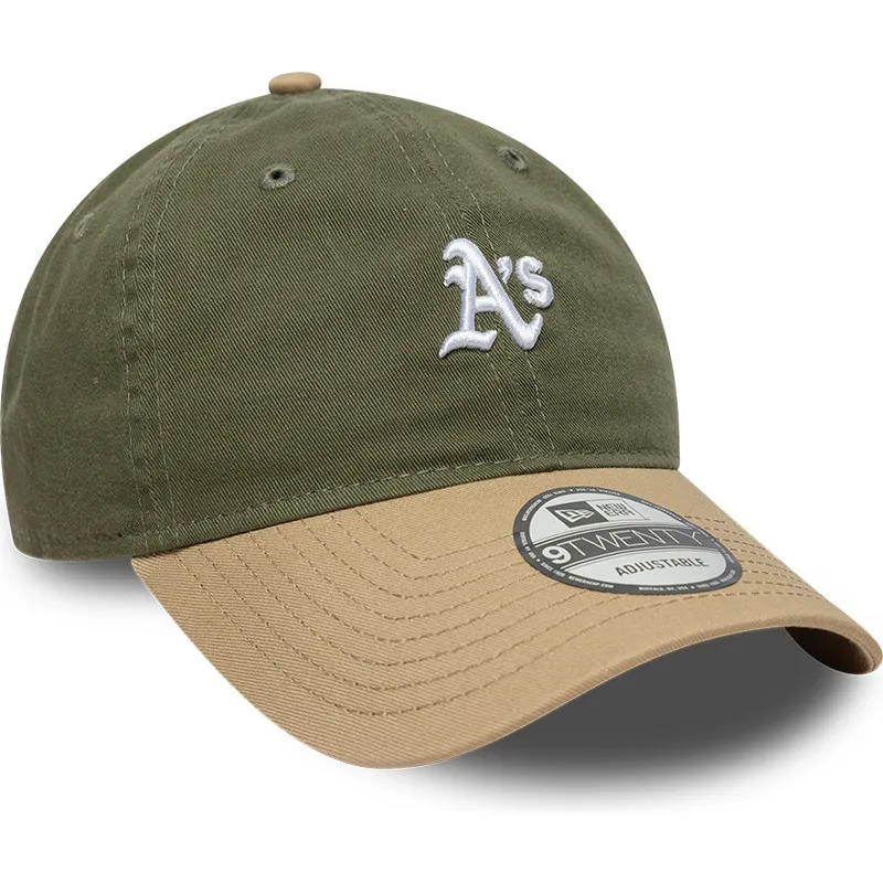 epci-curbata-papagal-reglabila-9twenty-mini-washed-contrast-de-oakland-athletics-mlb-de-new-era