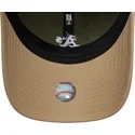 casquette-courbee-verte-et-marron-ajustable-9twenty-mini-washed-contrast-oakland-athletics-mlb-new-era