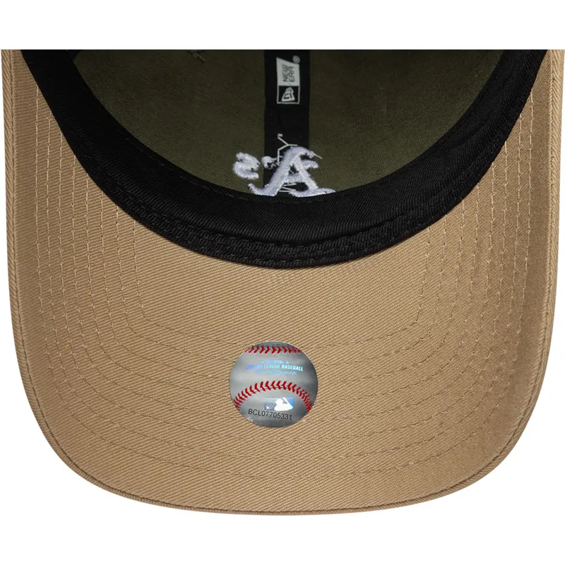 epci-curbata-papagal-reglabila-9twenty-mini-washed-contrast-de-oakland-athletics-mlb-de-new-era