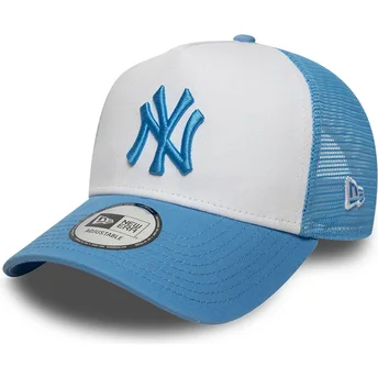 Cap curbată blue snapback A Frame League Essential de New York Yankees MLB de New Era
