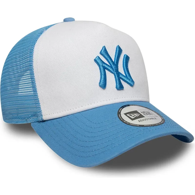 gorra-trucker-azul-y-blanca-con-logo-azul-a-frame-league-essential-de-new-york-yankees-mlb-de-new-era