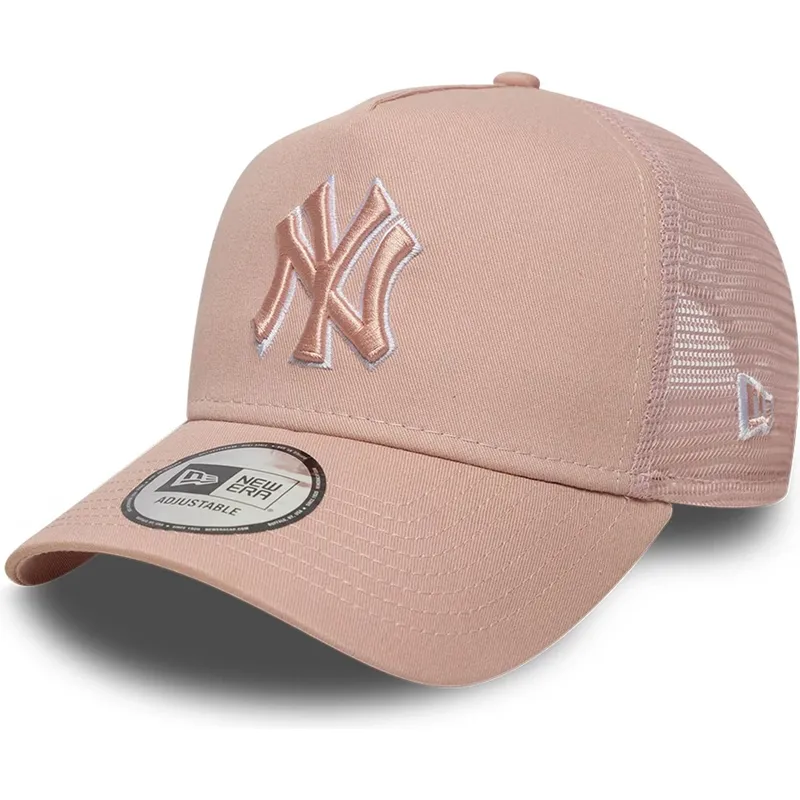 epci-curbata-roz-snapback-a-frame-outline-de-new-york-yankees-mlb-de-new-era