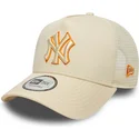 cap-curbata-beige-snapback-a-frame-outline-de-new-york-yankees-mlb-de-new-era