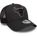 epci-curbata-negru-snapback-a-frame-outline-de-chicago-bulls-nba-de-new-era