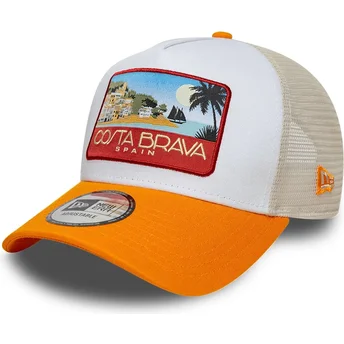 Șepci curbată camionagiu papagal snapback A Frame Location Patch de Costa Brava de New Era