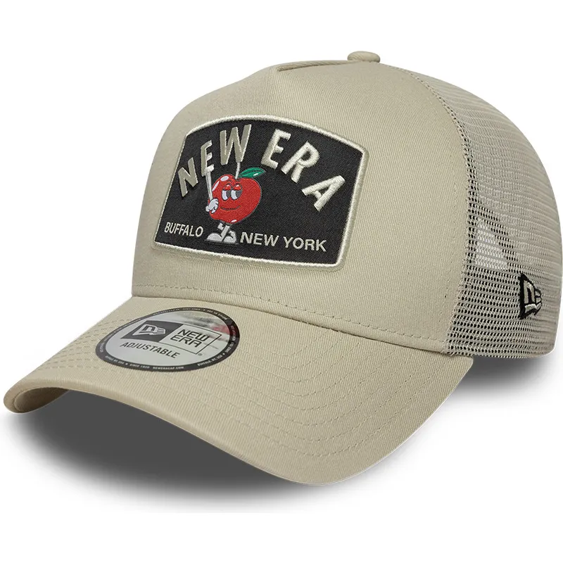 epci-curbata-bej-snapback-a-frame-summer-patch-de-new-era