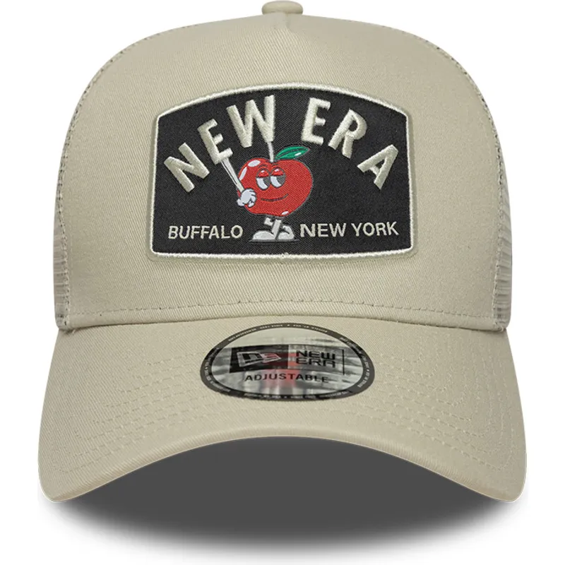 epci-curbata-bej-snapback-a-frame-summer-patch-de-new-era
