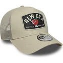epci-curbata-bej-snapback-a-frame-summer-patch-de-new-era
