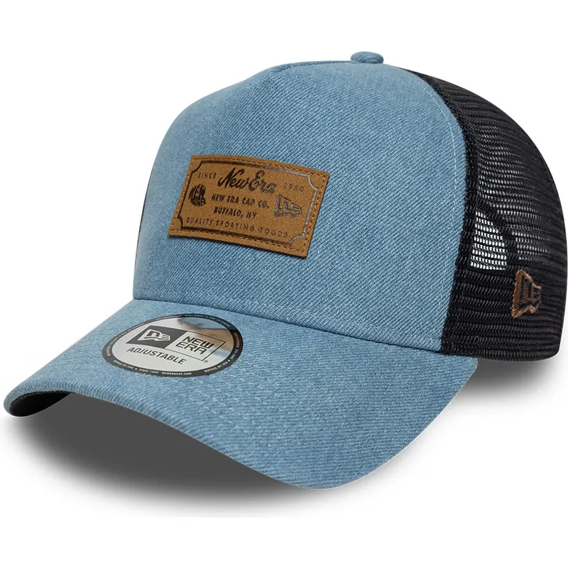 cap-curbata-blue-snapback-a-frame-de-new-era