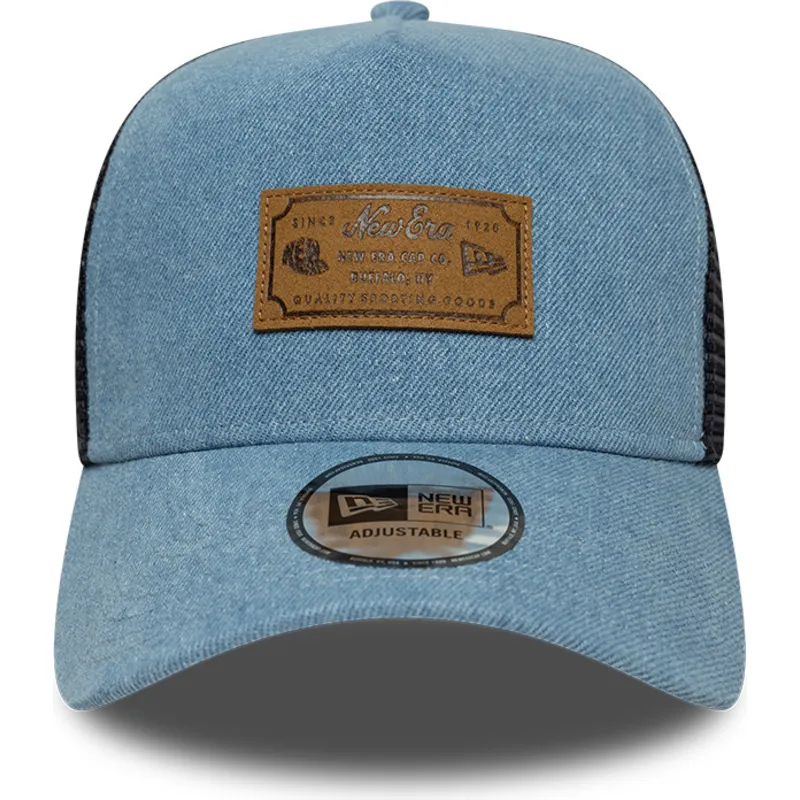 cap-curbata-blue-snapback-a-frame-de-new-era
