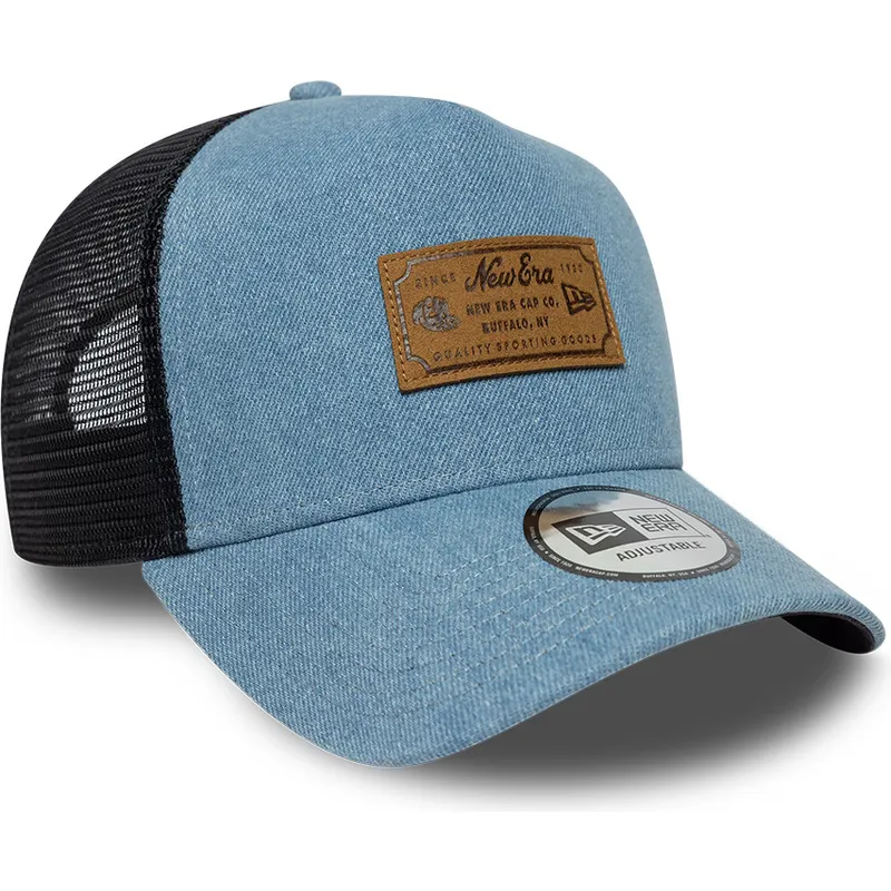 cap-curbata-blue-snapback-a-frame-de-new-era