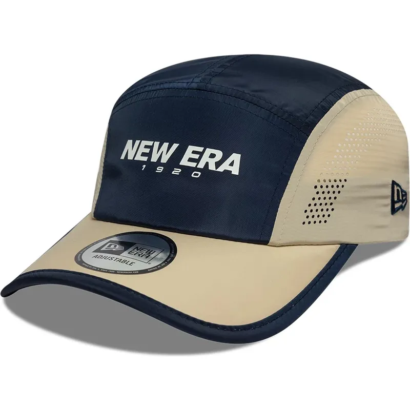 gorra-5-panel-curva-azul-marino-ajustable-runner-colour-block-de-new-era