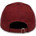 gebogene-verstellbare-weinrote-kappe-ny-dreams-just-kids-the-90s-von-homenage