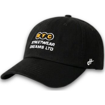 Schwarze verstellbare Curved Cap NY Dreams Just Kids The 90s von Homenage