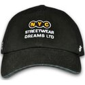 schwarze-verstellbare-curved-cap-ny-dreams-just-kids-the-90s-von-homenage