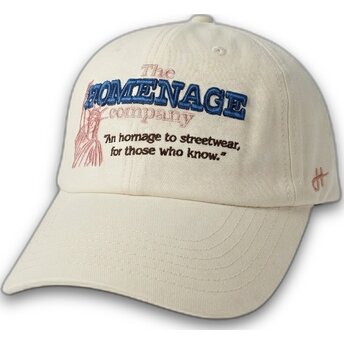 Khaki gebogene verstellbare Kappe Statue Just Kids The 90s von Homenage