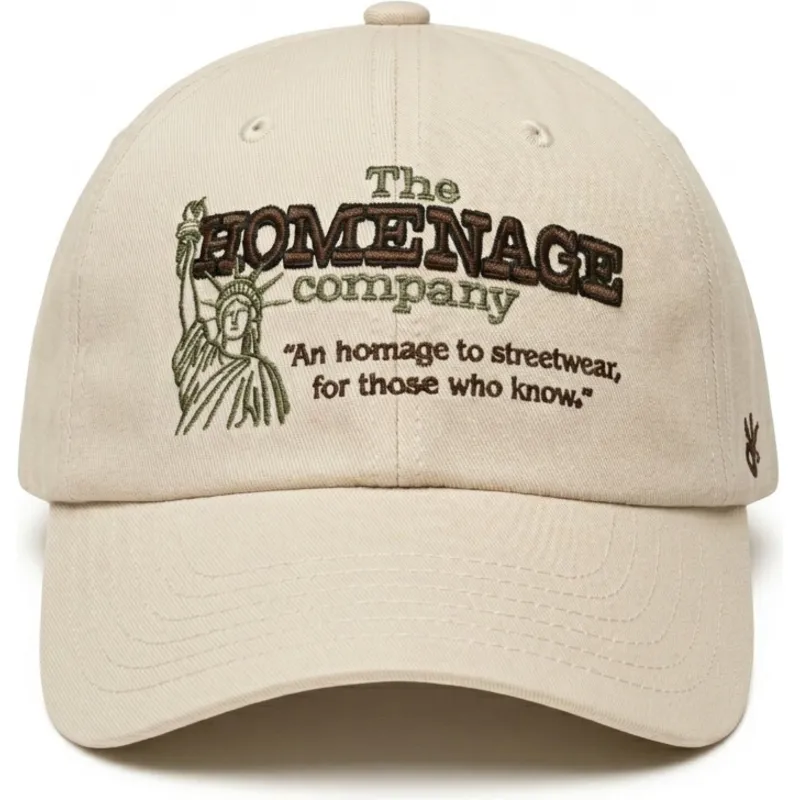 gorra-curva-beige-ajustable-statue-just-kids-the-90s-de-homenage