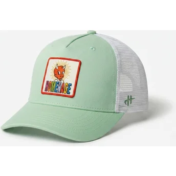 Gorra trucker verde claro y blanca Childhood Fun The Trucker de Homenage