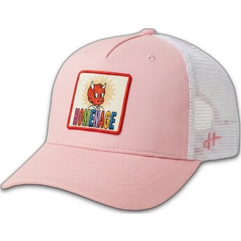 Trucker-Cap rosa und weiß Childhood Fun The Trucker von Homenage
