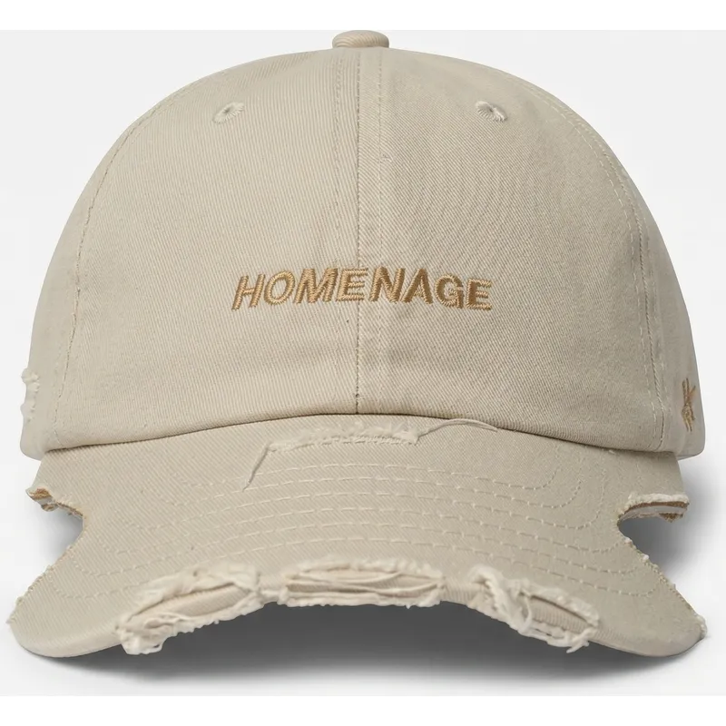 casquette-courbee-beige-ajustable-haute-merchandising-the-90s-homenage