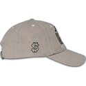 graue-verstellbare-curved-cap-records-music-shapes-identity-the-90s-von-homenage