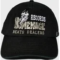 cappellino-curvo-nero-regolabile-records-music-shapes-identity-the-90s-di-homenage