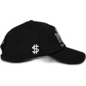 schwarze-verstellbare-curved-cap-records-music-shapes-identity-the-90s-von-homenage