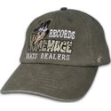 dunkelgraue-verstellbare-curved-cap-records-music-shapes-identity-the-90s-von-homenage