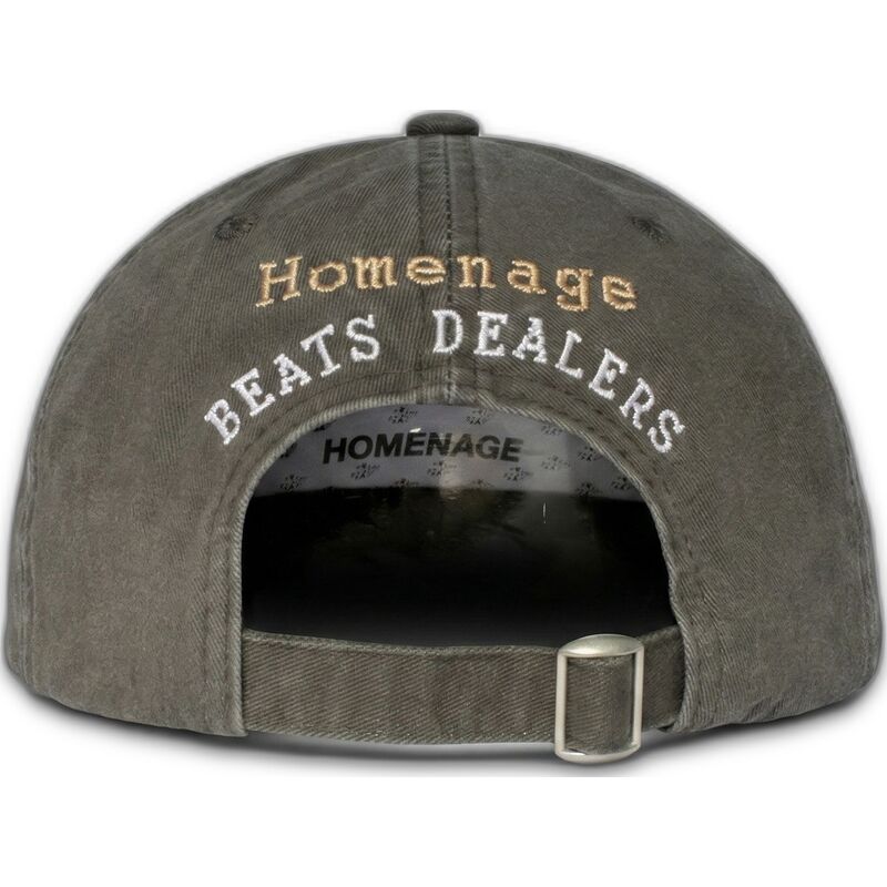 dunkelgraue-verstellbare-curved-cap-records-music-shapes-identity-the-90s-von-homenage