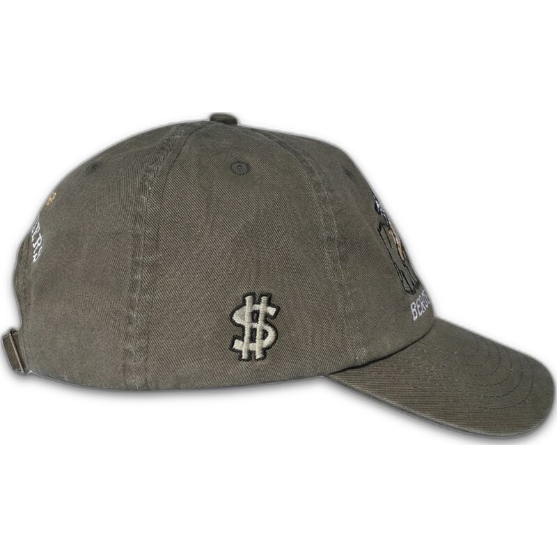 dunkelgraue-verstellbare-curved-cap-records-music-shapes-identity-the-90s-von-homenage