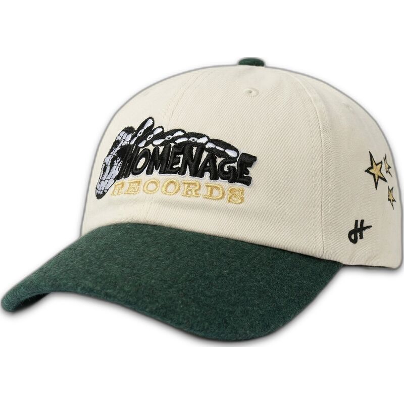 gebogene-verstellbare-kappe-khaki-und-grun-music-world-music-shapes-identity-the-90s-von-homenage