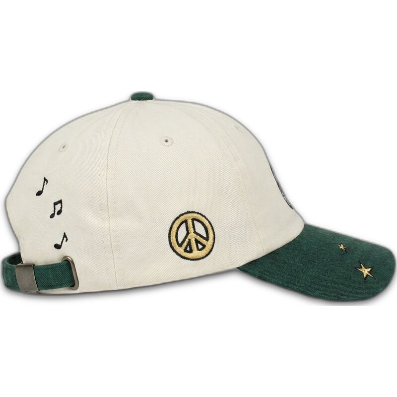 gebogene-verstellbare-kappe-khaki-und-grun-music-world-music-shapes-identity-the-90s-von-homenage