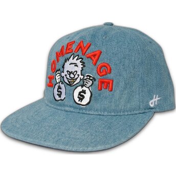 Șepci plată albastru snapback Denim Money Music Shapes Identity The Snap de Homenage
