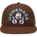 cap-plata-brown-snapback-the-snap-de-homenage