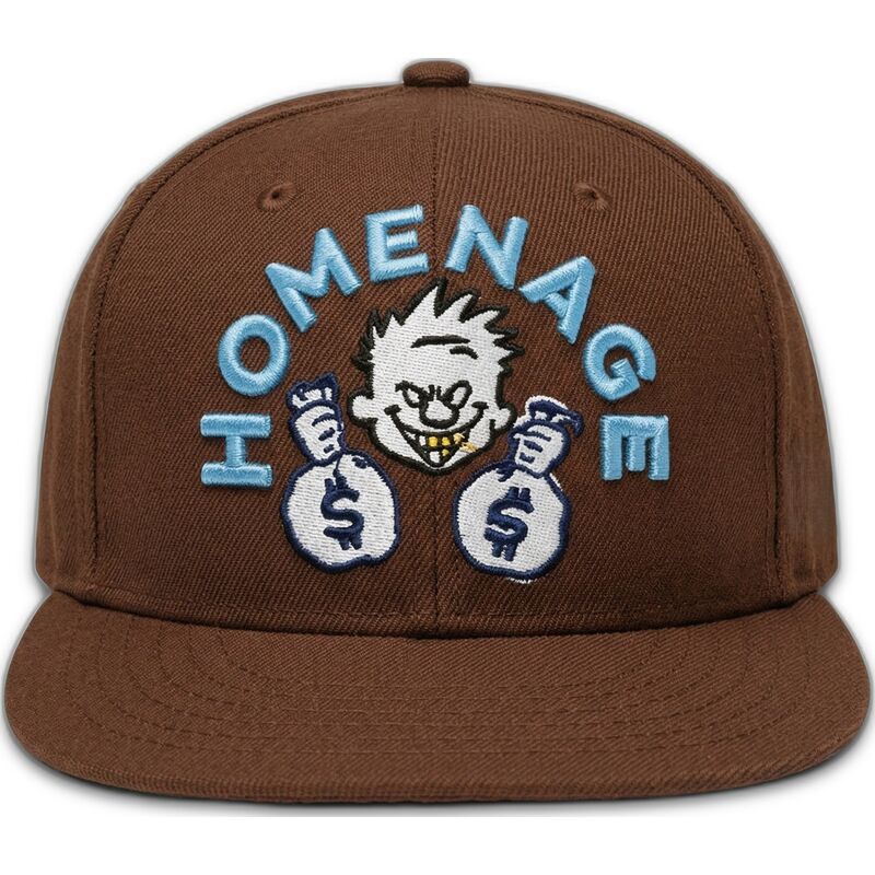 braune-flatcap-snapback-money-music-shapes-identity-the-snap-von-homenage