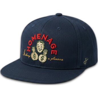 Cap curbată navy blue snapback The Snap de Homenage