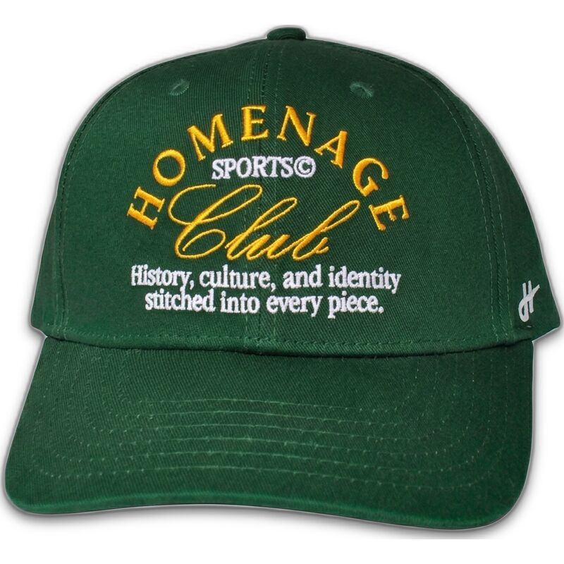 grune-gebogene-snapback-kappe-club-sport-the-ball-von-homenage