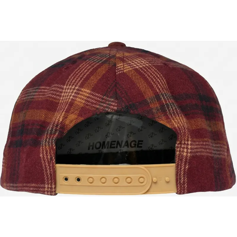 casquette-courbee-multicolore-snapback-plaid-club-sport-the-ball-homenage