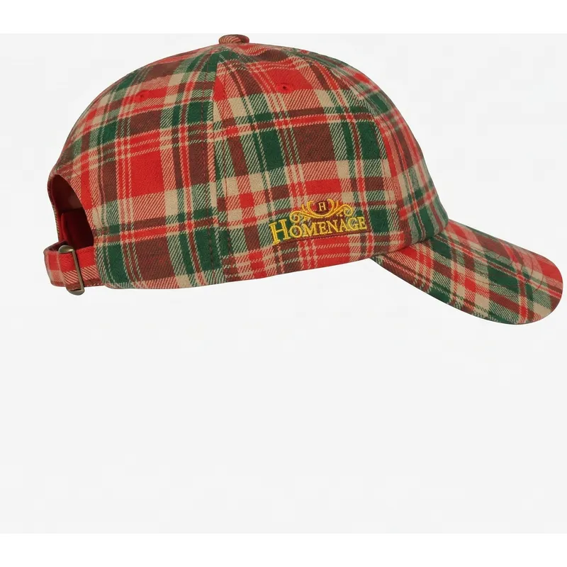 cappellino-curvo-multicolore-regolabile-plaid-resort-sport-the-90s-di-homenage