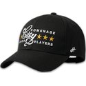 schwarze-verstellbare-curved-cap-players-sport-the-ball-von-homenage