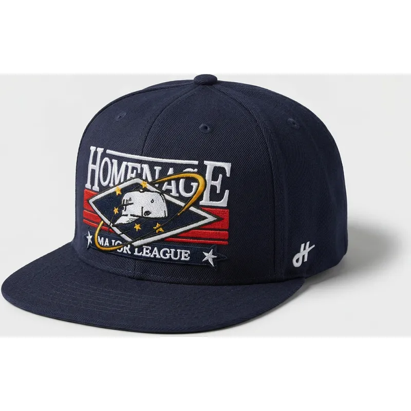 homenage-flat-brim-game-sport-the-snap-navy-blue-snapback-cap