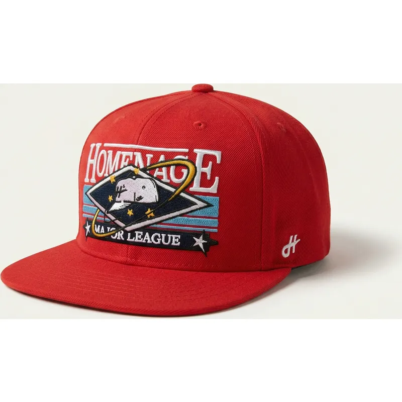 casquette-plate-rouge-snapback-game-sport-the-snap-homenage