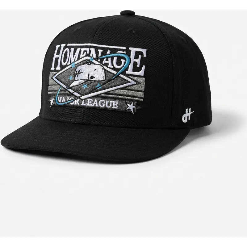 homenage-flat-brim-game-sport-the-snap-black-snapback-cap