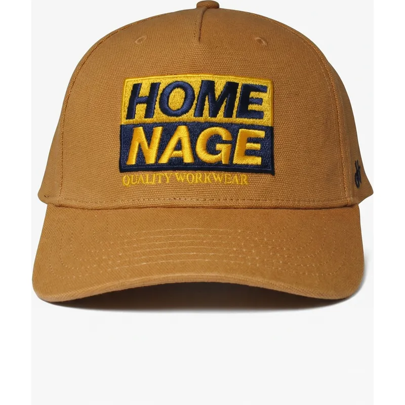 cappellino-curvo-marrone-snapback-decker-workwear-the-retro-di-homenage