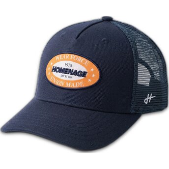 Cap curbată navy blue snapback The Trucker de Homenage