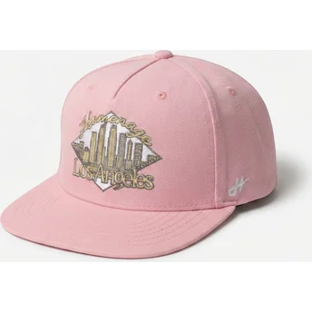 Cappello piatto rosa snapback LASKY Skylines The Retro di Homenage