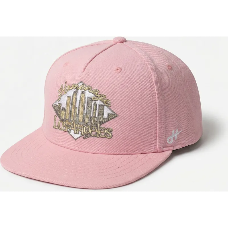 homenage-flat-brim-lasky-skylines-the-retro-pink-snapback-cap